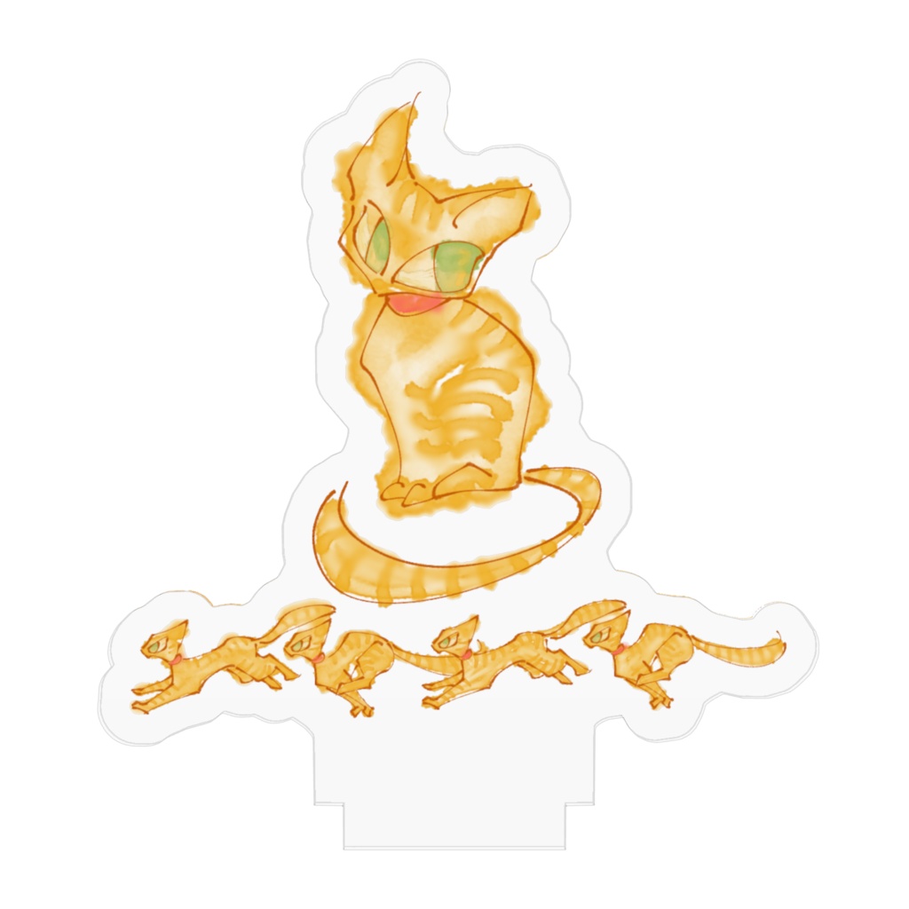 こねこのりーくんアクリルフィギュア