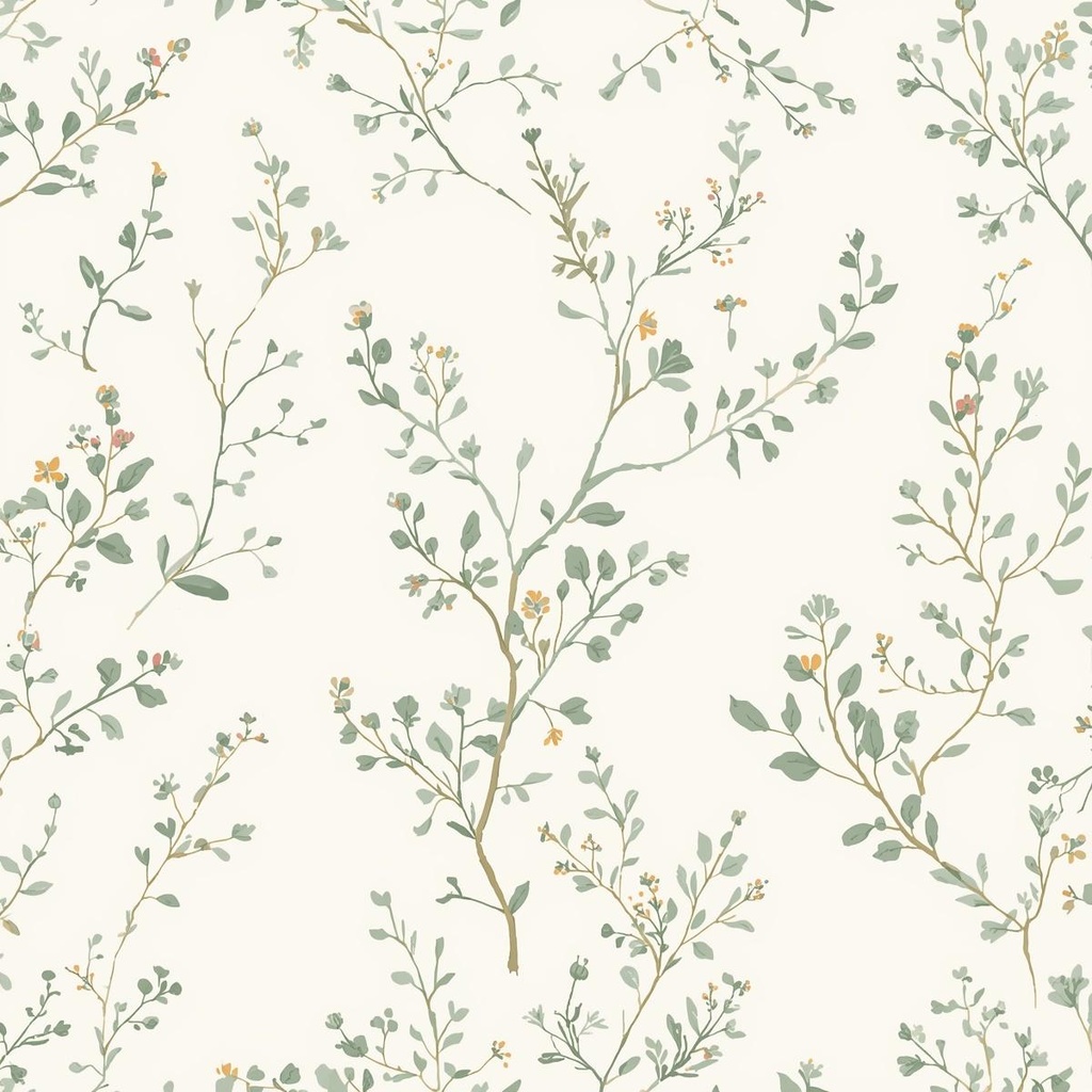 小さな草木のトワルドジュイ風 4枚セット デジタルペーパー