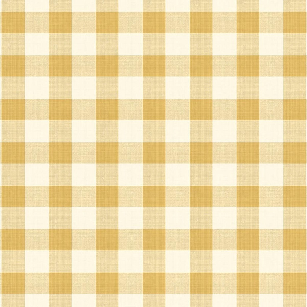 ギンガムチェック イエロー系 8枚セット