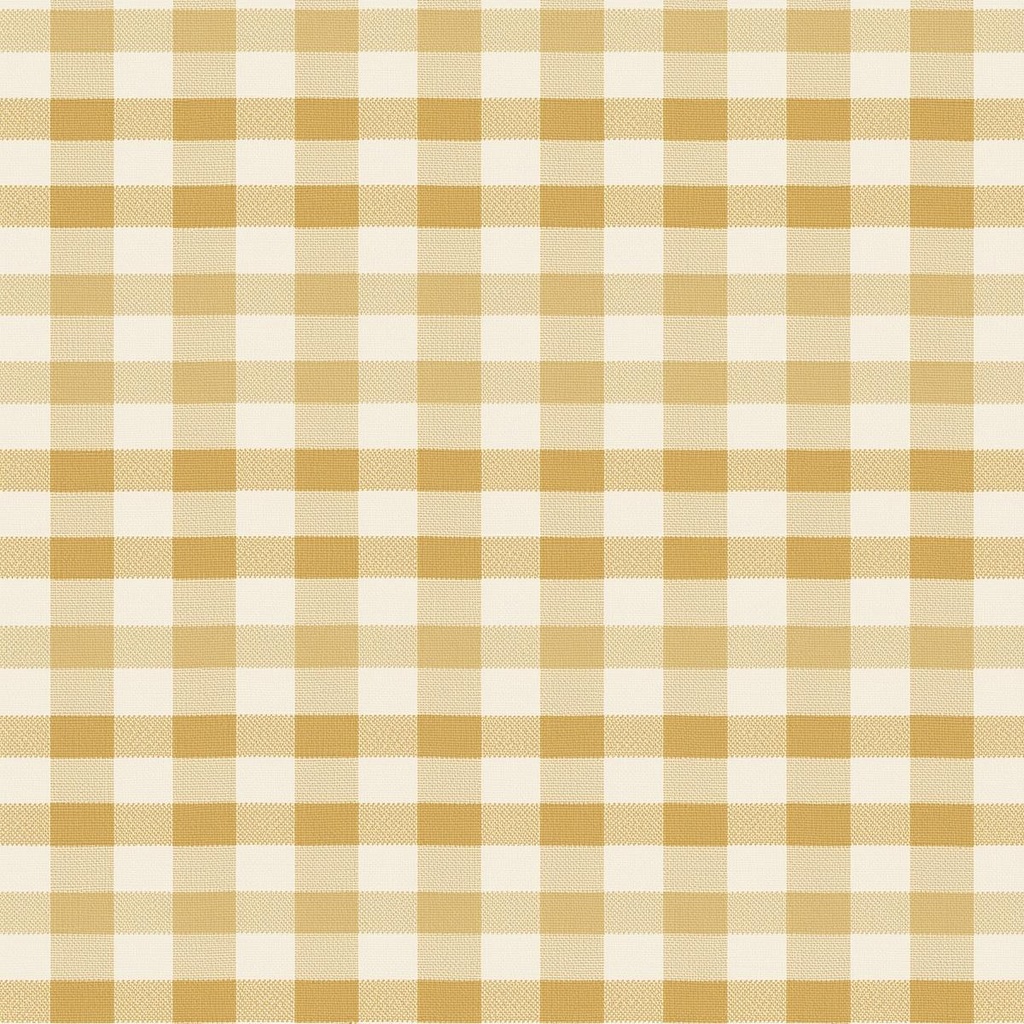 ギンガムチェック イエロー系 8枚セット