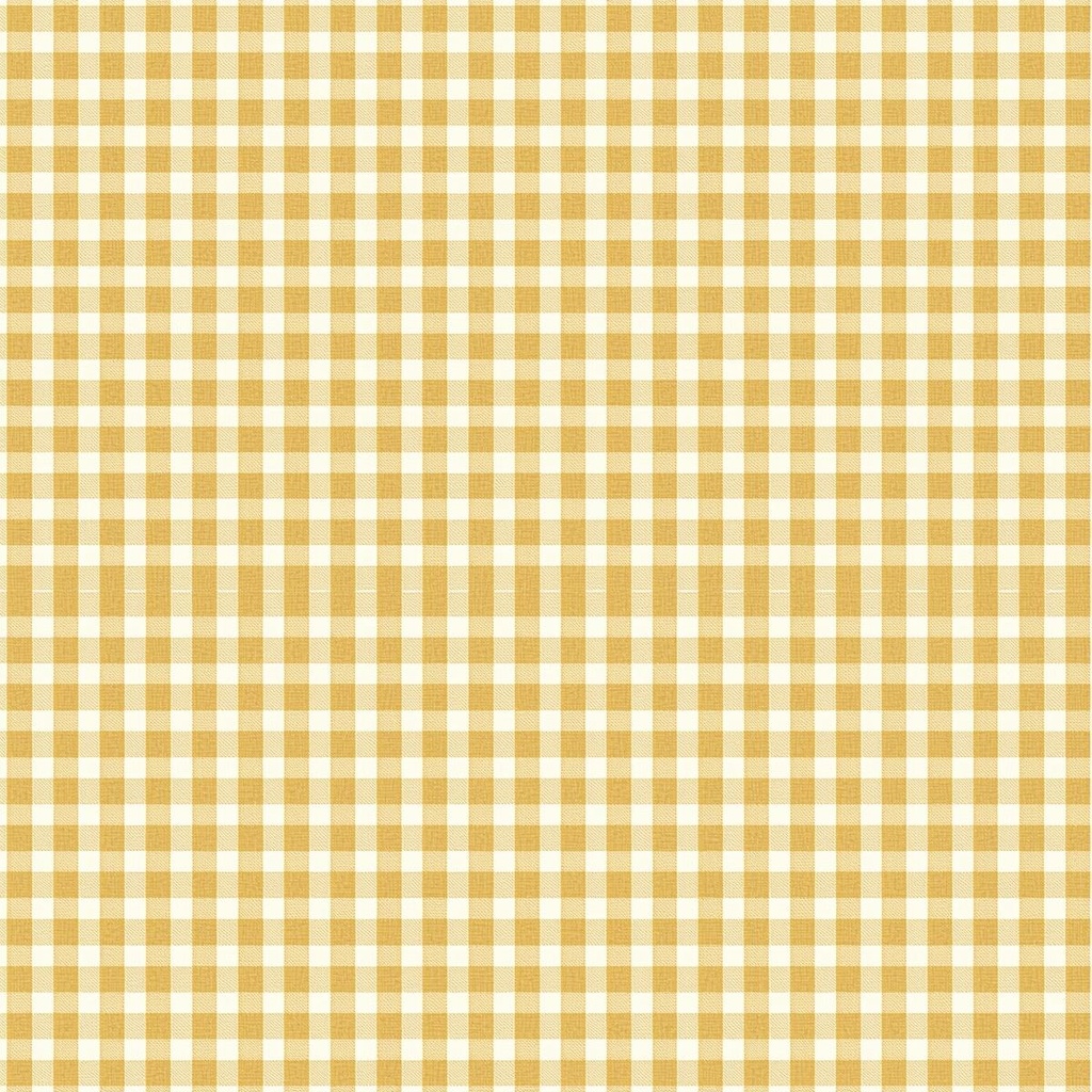 ギンガムチェック イエロー系 8枚セット