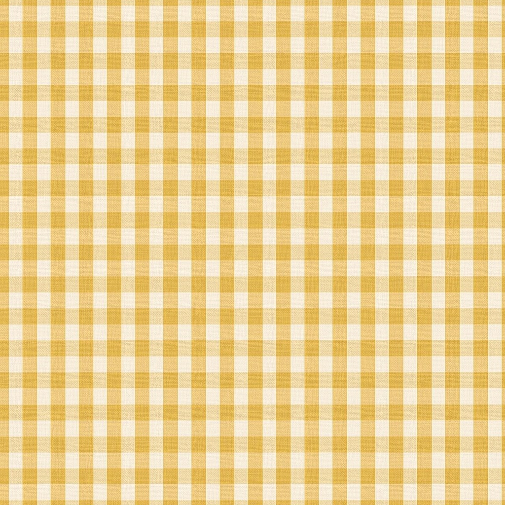 ギンガムチェック イエロー系 8枚セット