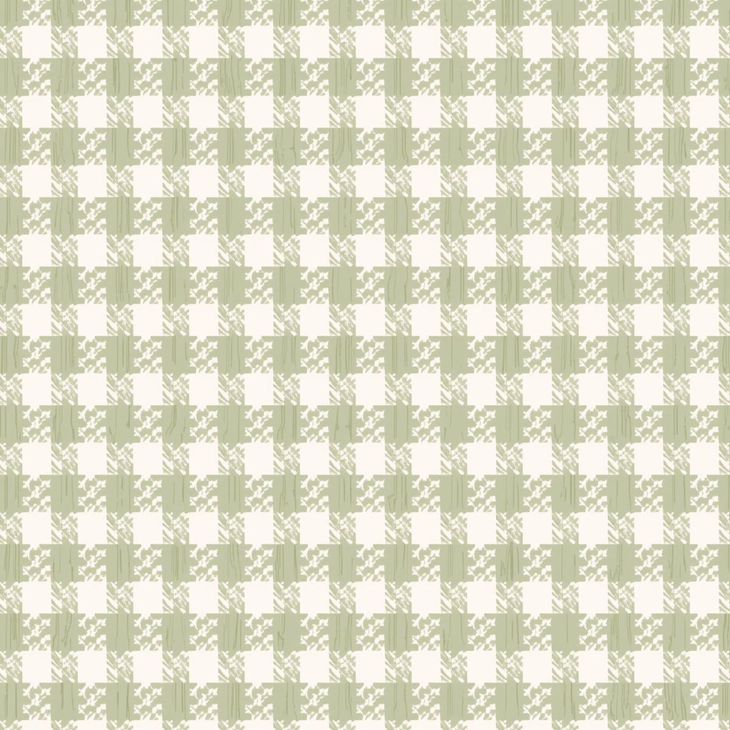 ギンガムチェック/グリーン系 4枚セット