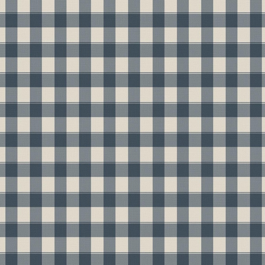 ギンガムチェック ネイビー系 4枚セット