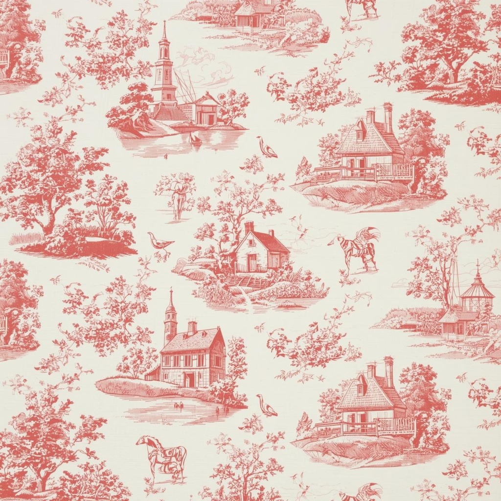 【hakulis】お試し✦トワルドジュイ風デジタルペーパー 1枚|3000×3000px|PNG|