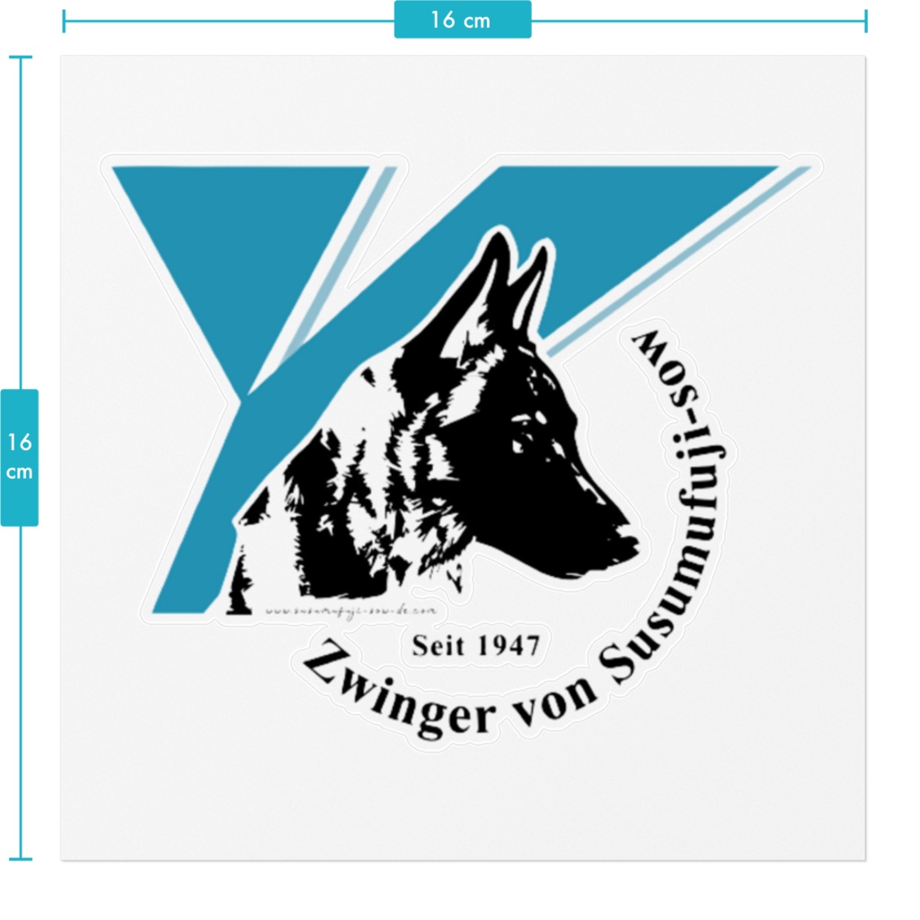 Susumufuji-sow Sticker Blue