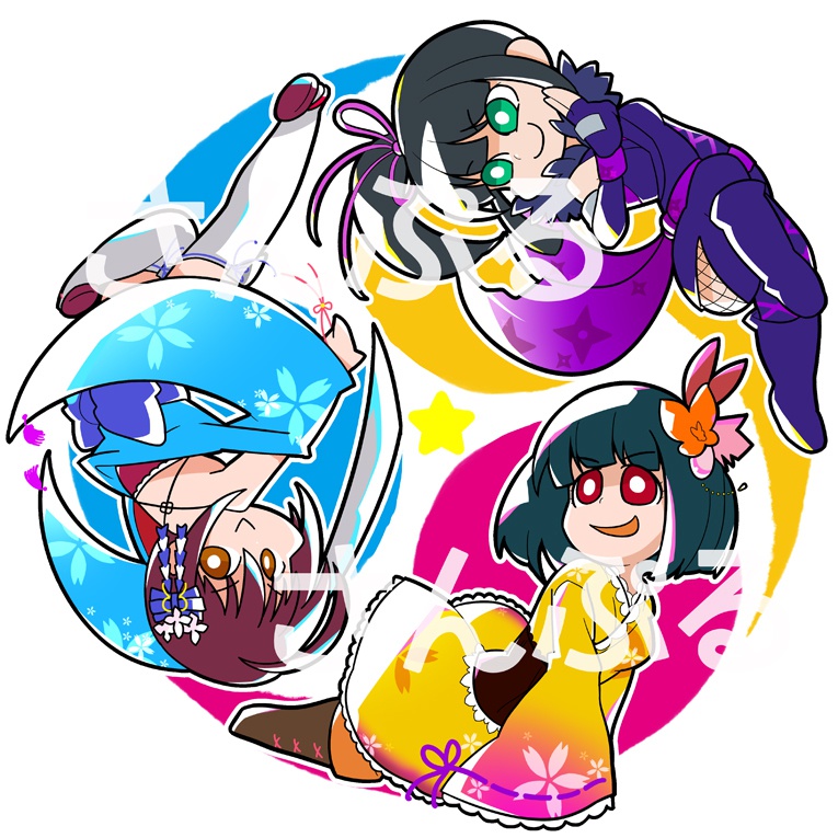 センゴク☆華☆ランブ　缶バッジ