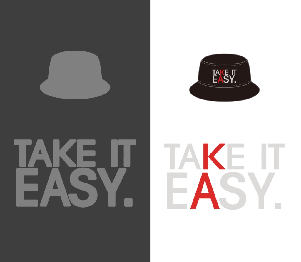 AK -バケットハット BLACK Lサイズ