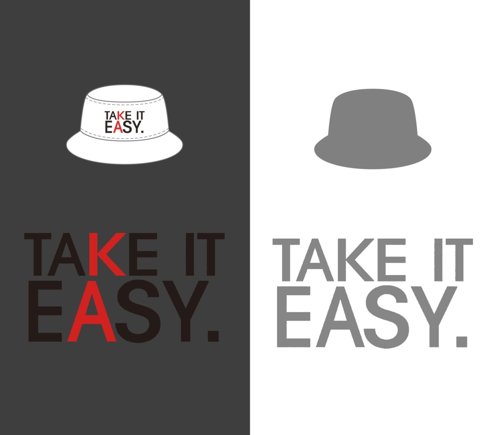 AK -バケットハット WHITE Lサイズ