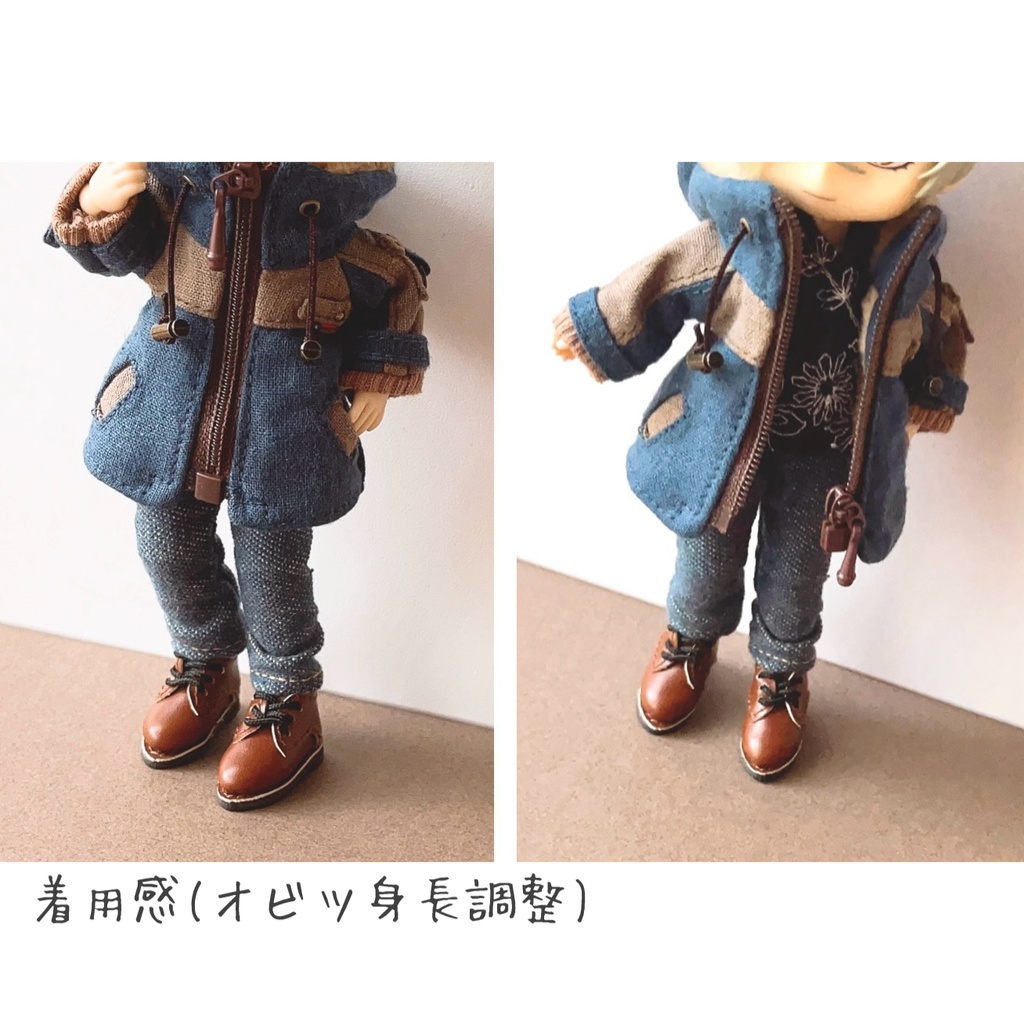 裏ボアジップアップジャケット