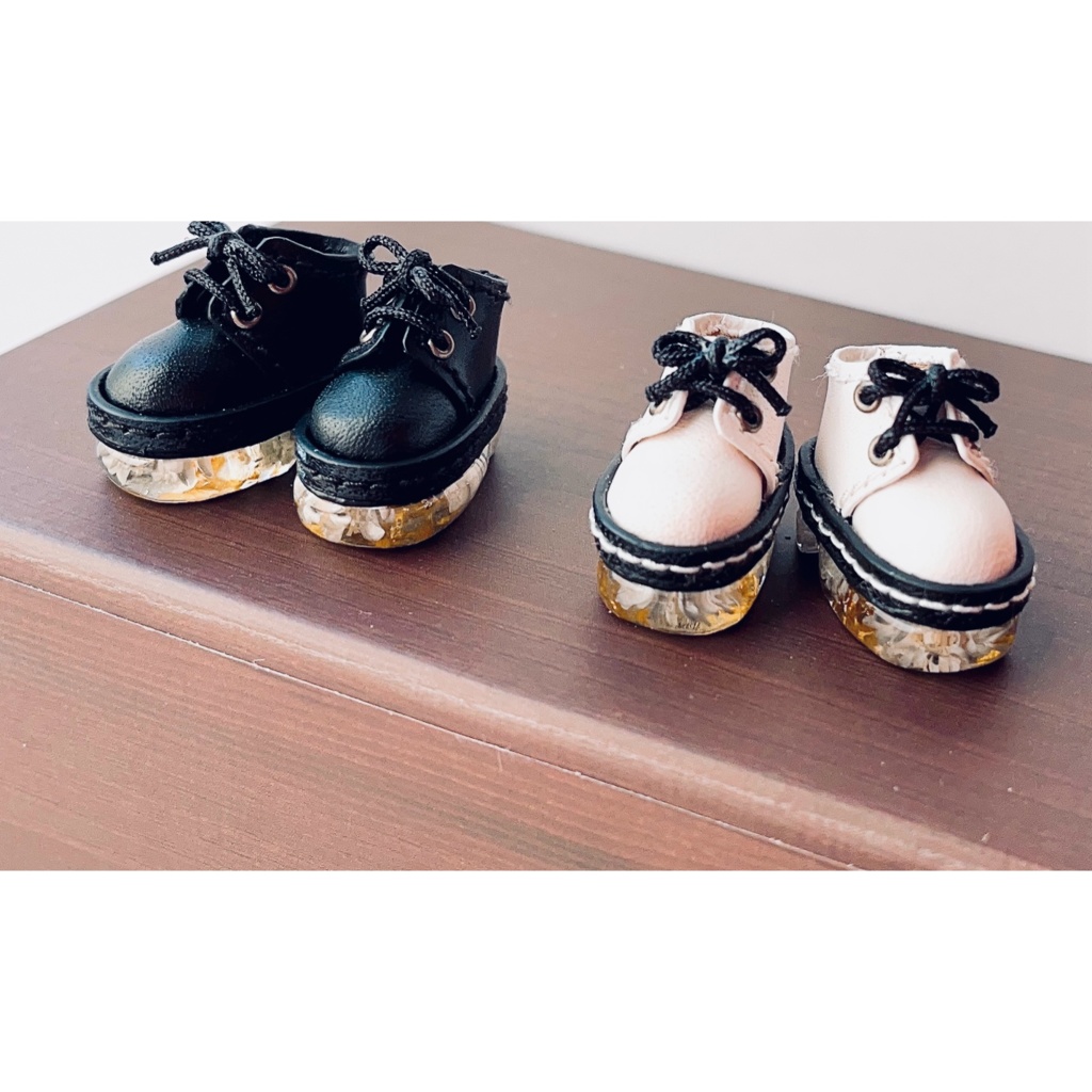 フラワーショートブーツ