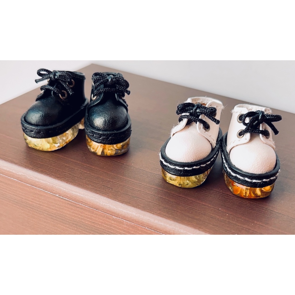 フラワーショートブーツ