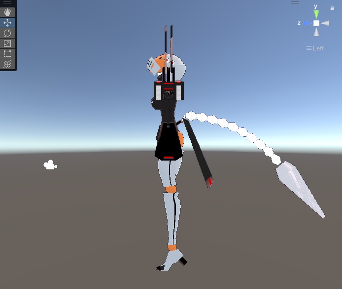 オリジナル3Dモデル メカ娘ADGR