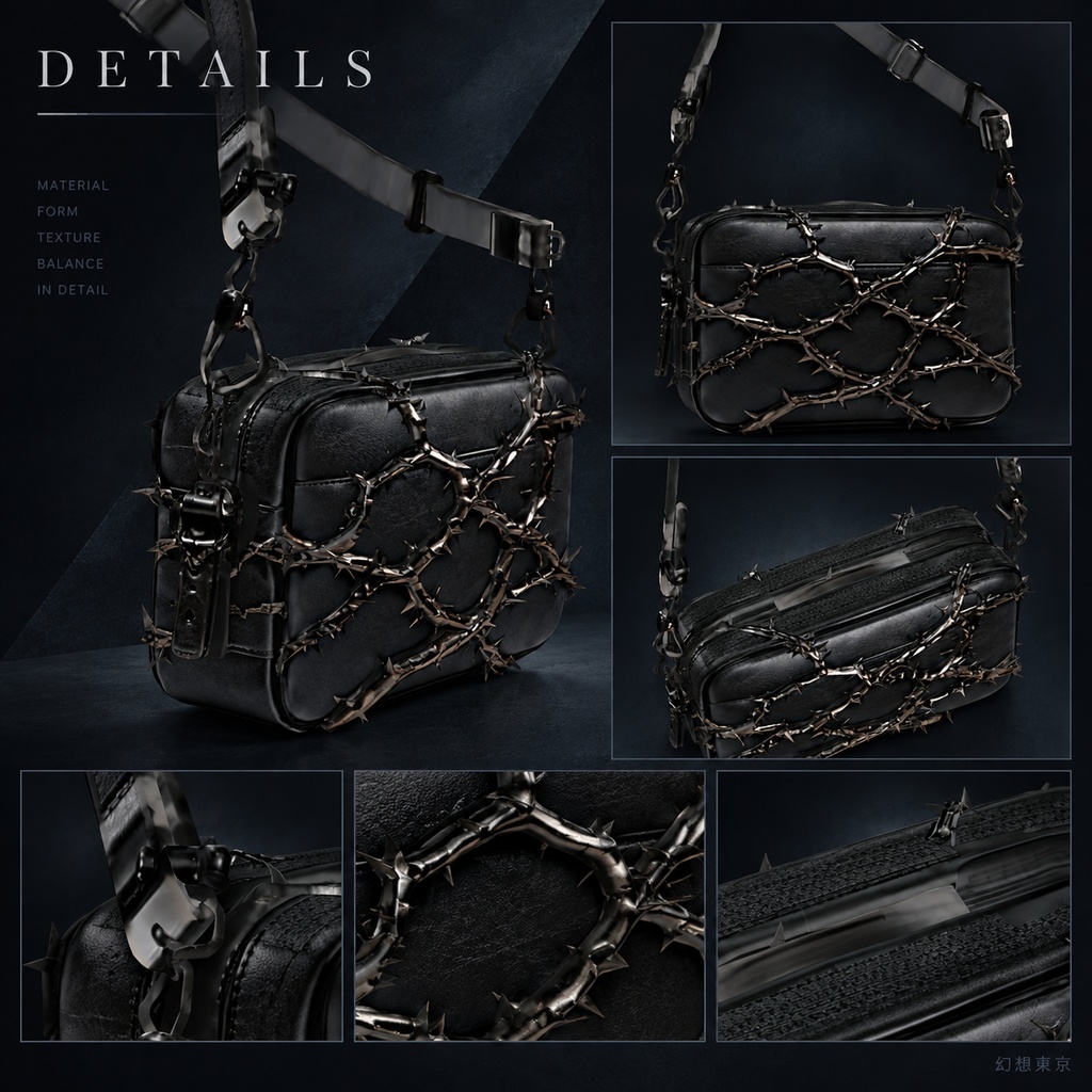 『GENSO BARBED BAG』有刺鉄線ショルダーバッグ【汎用/キプフェル対応】