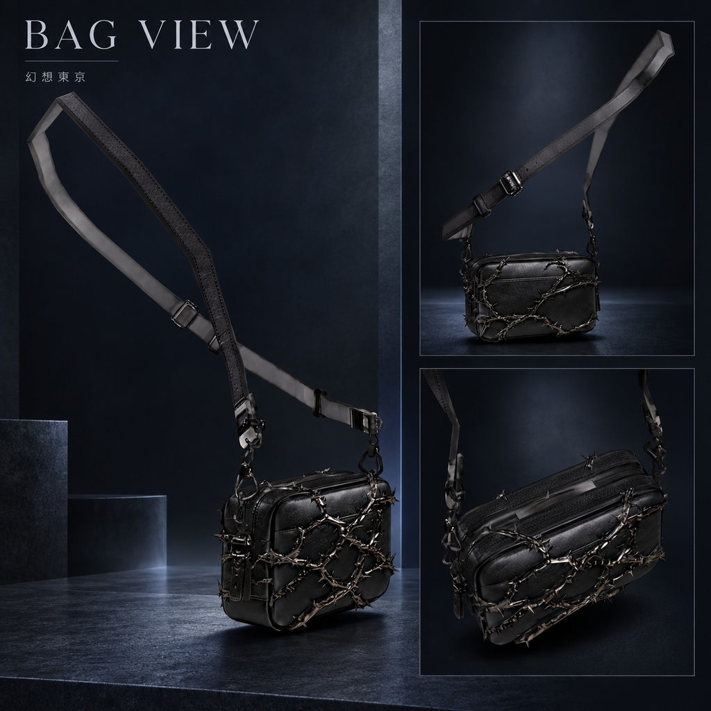 『GENSO BARBED BAG』有刺鉄線ショルダーバッグ【汎用/キプフェル対応】
