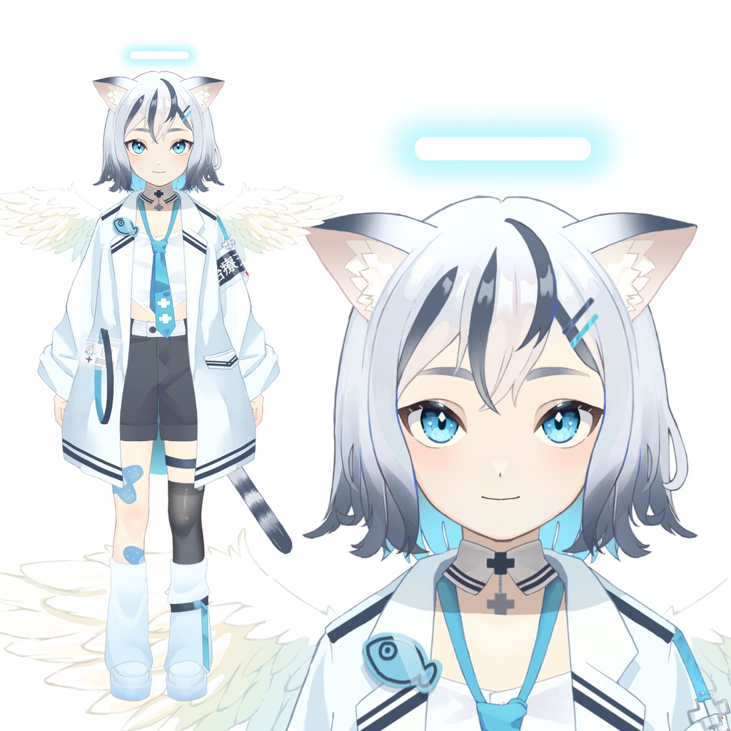 【1点限定Live2Dモデル】中性的な猫天使【VTS】