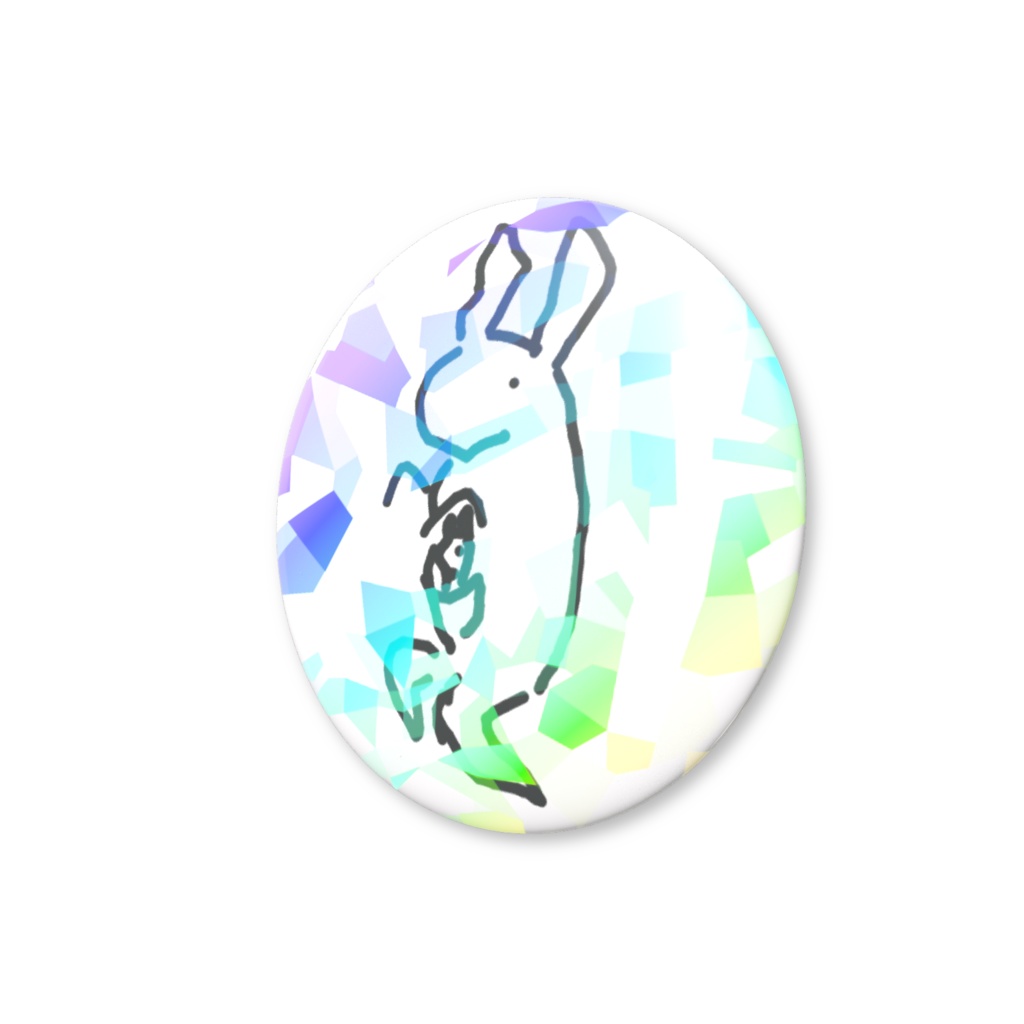 カンガルーの缶バッジ