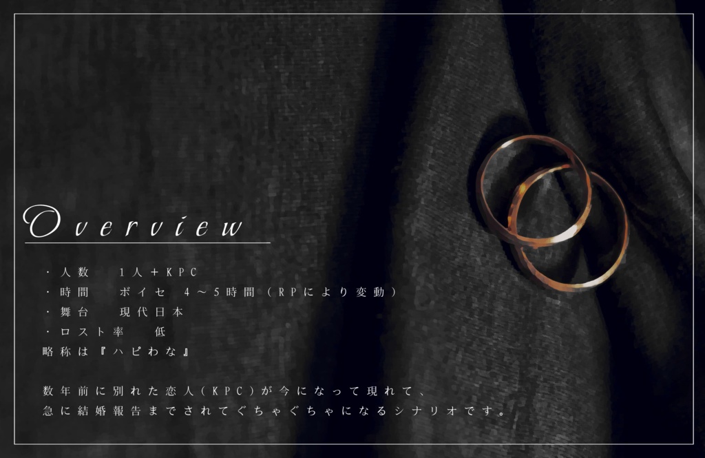 【CoCシナリオ】ハッピーエンドは似合わない