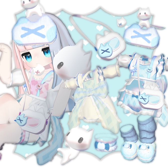 【VRC】♡SugarBabyDoll♡キプフェル/まめふれんず♡