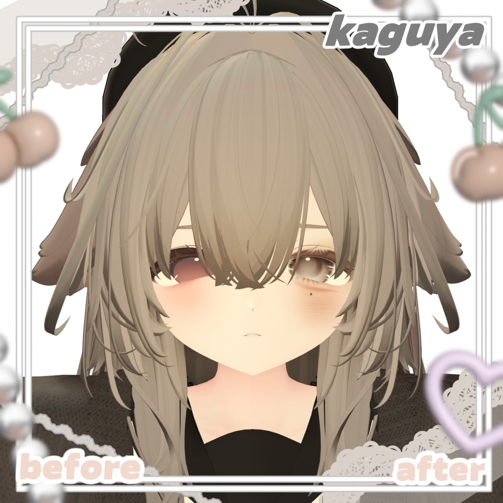 【3 Avatar】Dilated pupils Eye & Makeup Texture