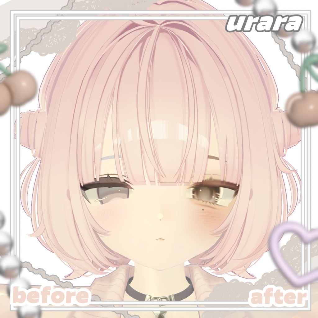【3 Avatar】Dilated pupils Eye & Makeup Texture