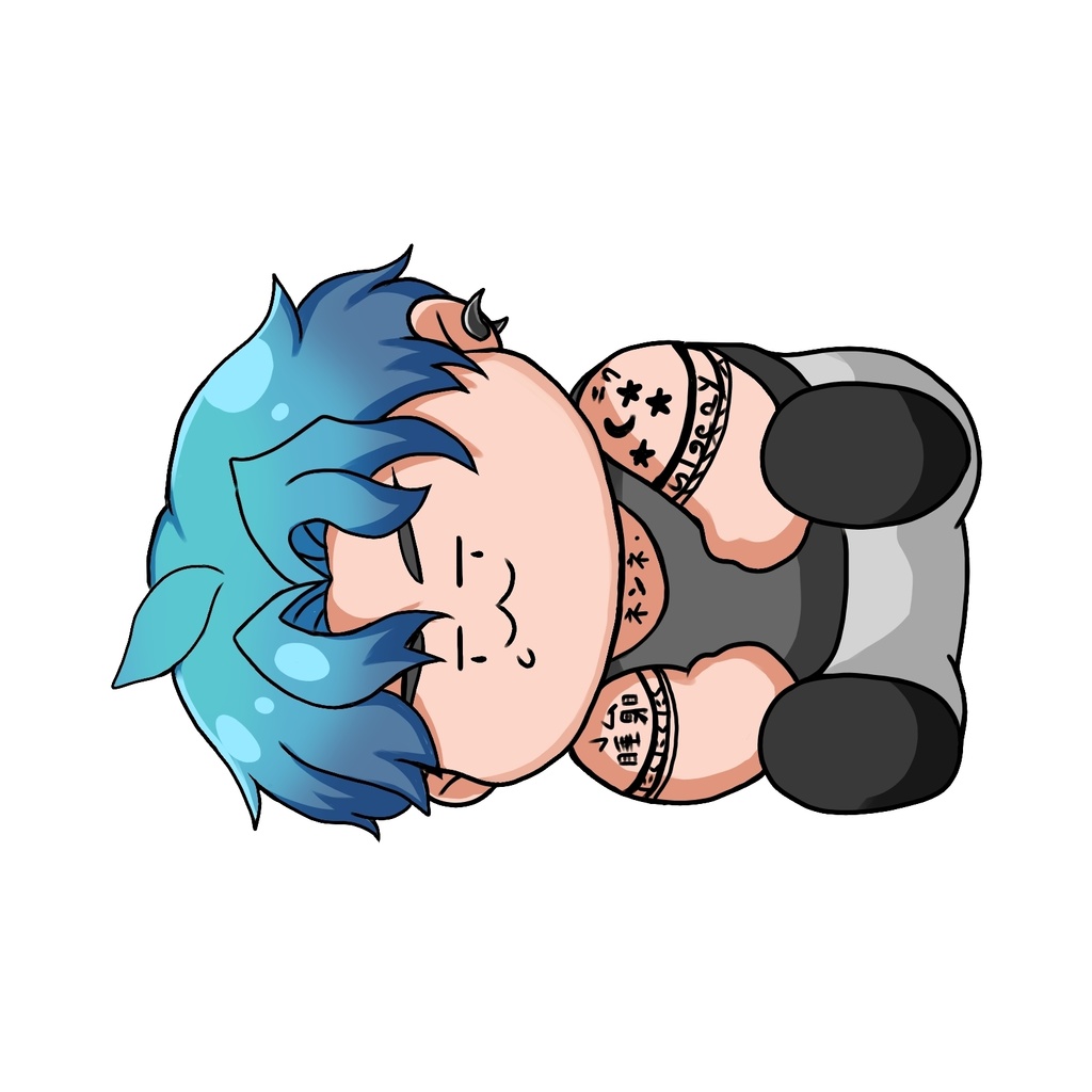 横たわるミニノメ