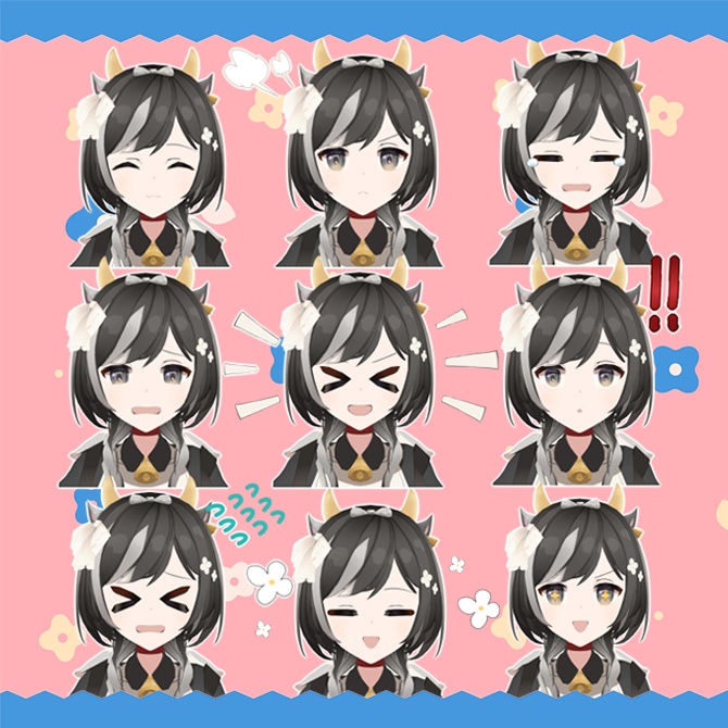 【オリジナル3Dモデル】うしのこ【PC/Quest対応】