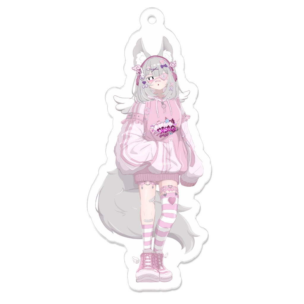 #LES_1st "kadomagari" Acrylic Key Ring