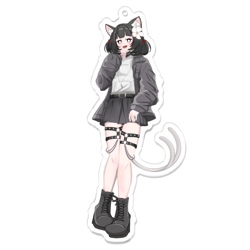 #LES_1st "しらうめ" Acrylic Key Ring