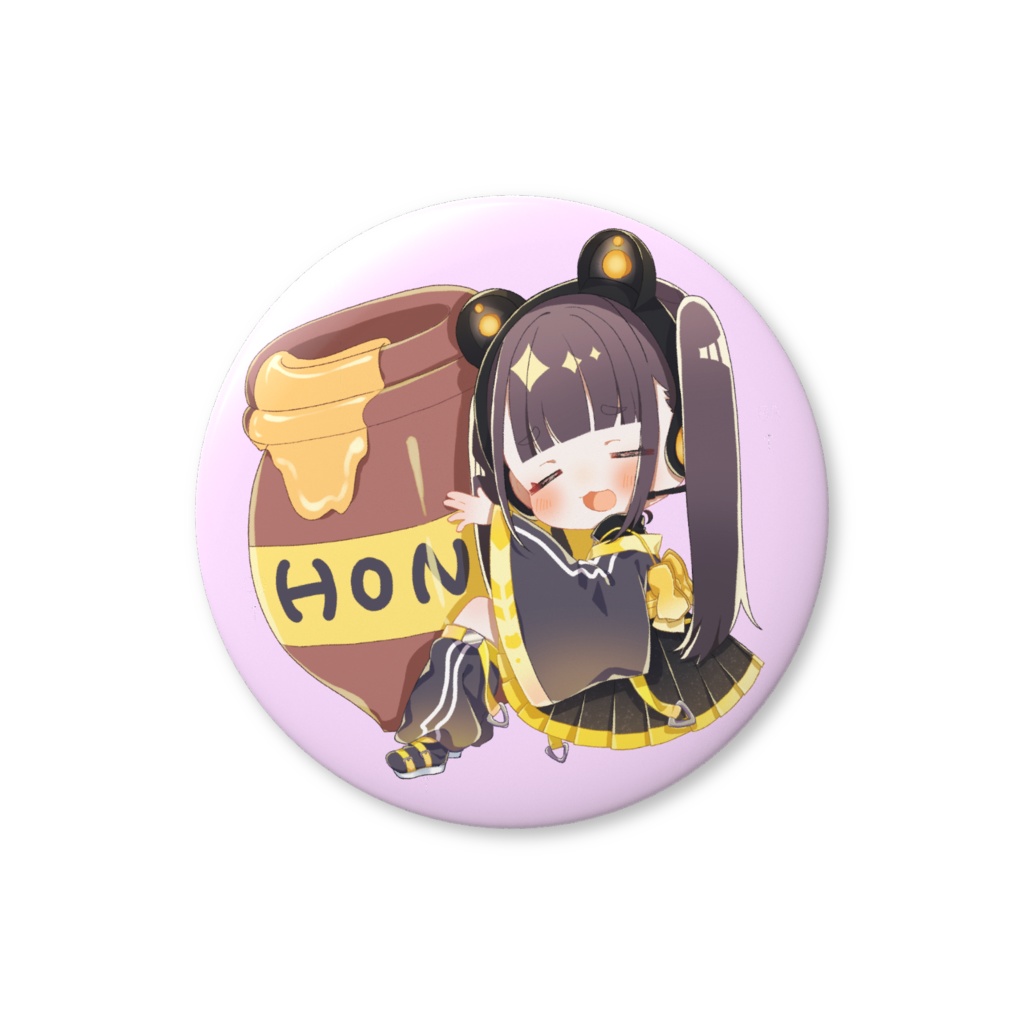 はちみつうまうま缶バッジ32mm
