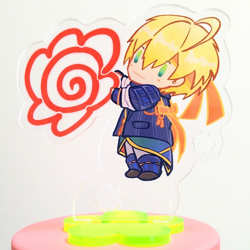 花丸をくれるんばちゃんアクスタ