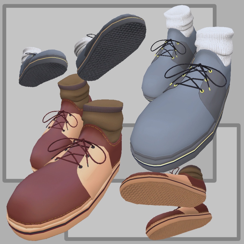 Fallsh 【vrc想定靴モデル】