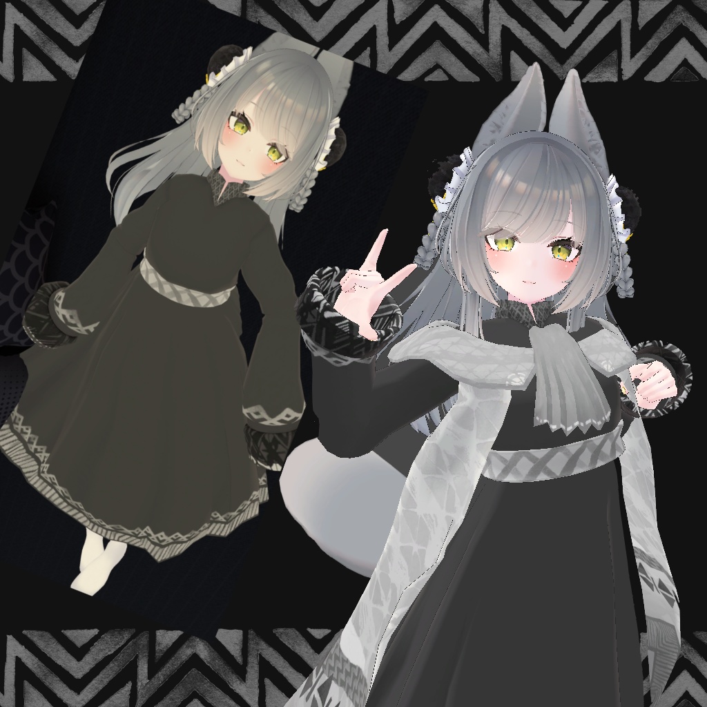 Nemacl【リーファ・京狐用衣装】【SAVANNASTREET01用衣装】