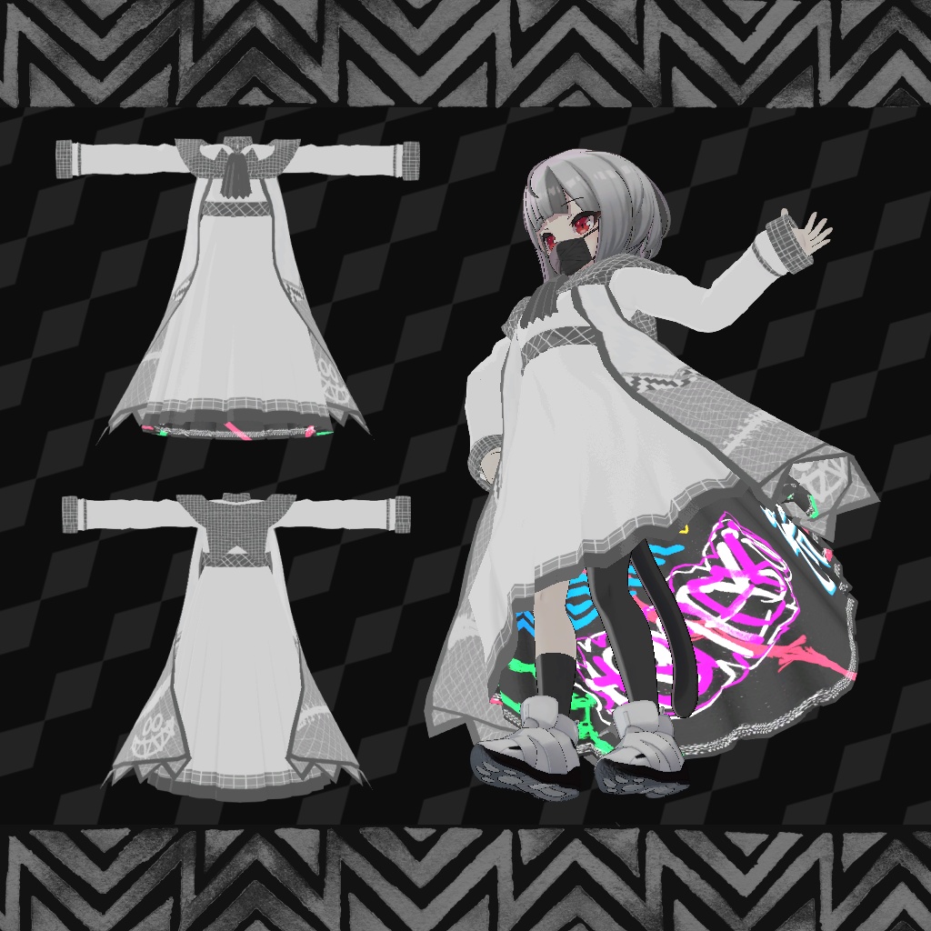 Nemacl【リーファ・京狐用衣装】【SAVANNASTREET01用衣装】