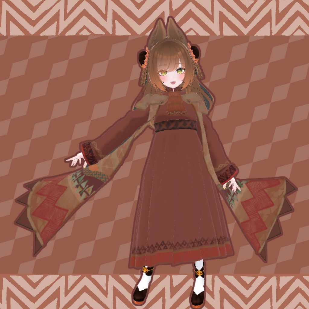 Nemacl【リーファ・京狐用衣装】【SAVANNASTREET01用衣装】