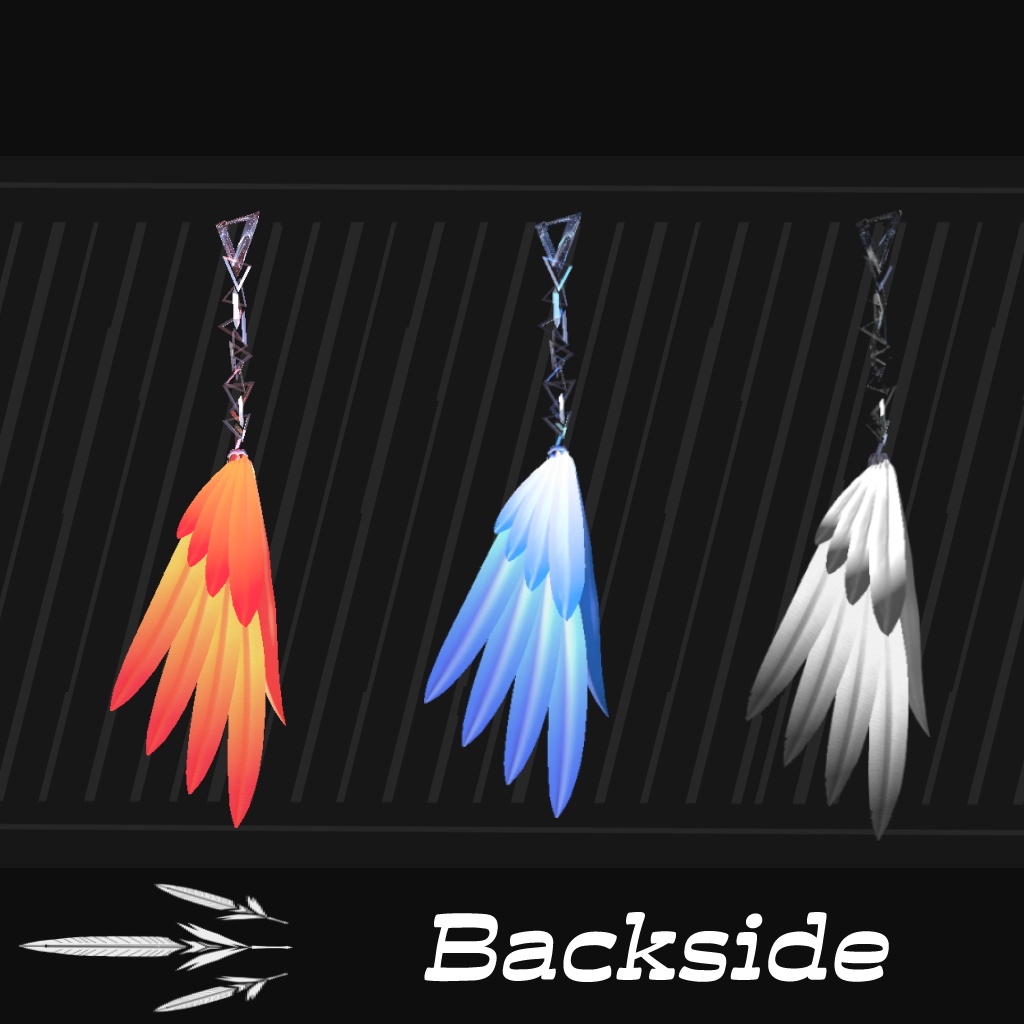 PiercingFeather 【3DmodelAccs】