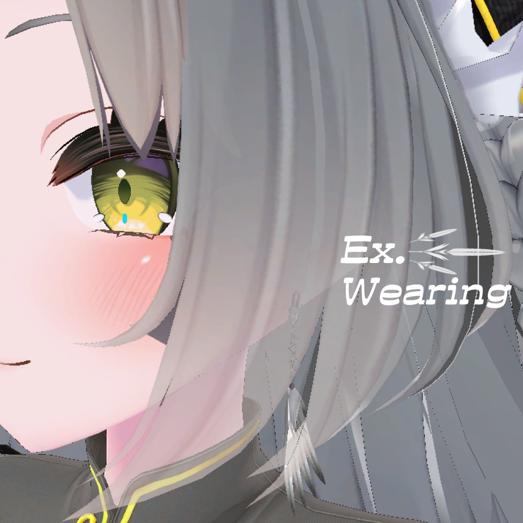 PiercingFeather 【3DmodelAccs】