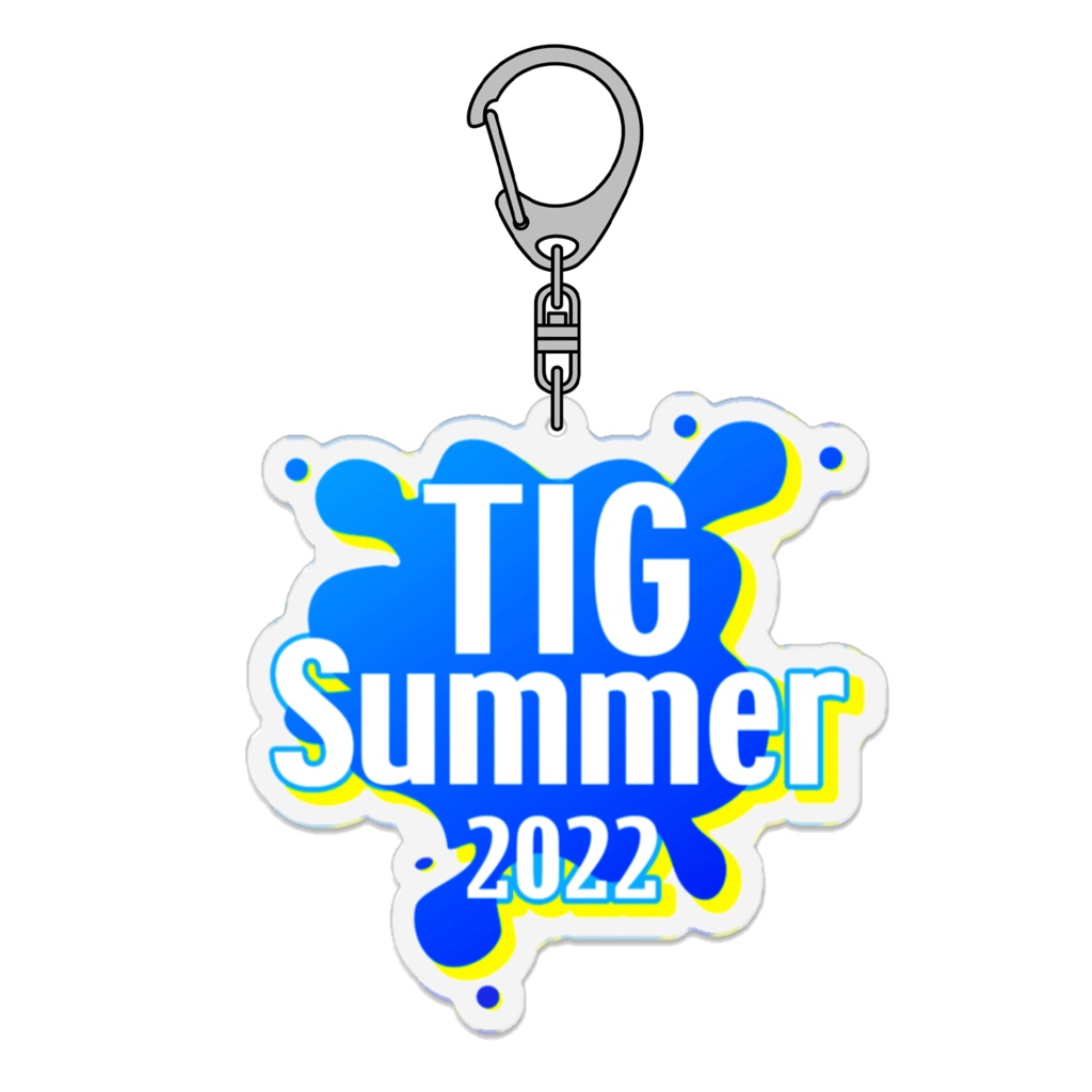 TIG Summer 2022　ロゴアクリルキーホルダー