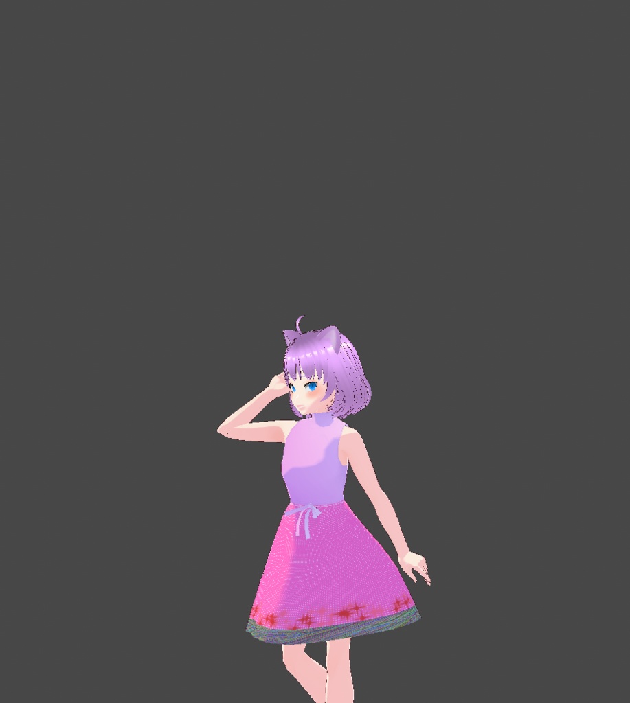 [VROID]Pinky Dress