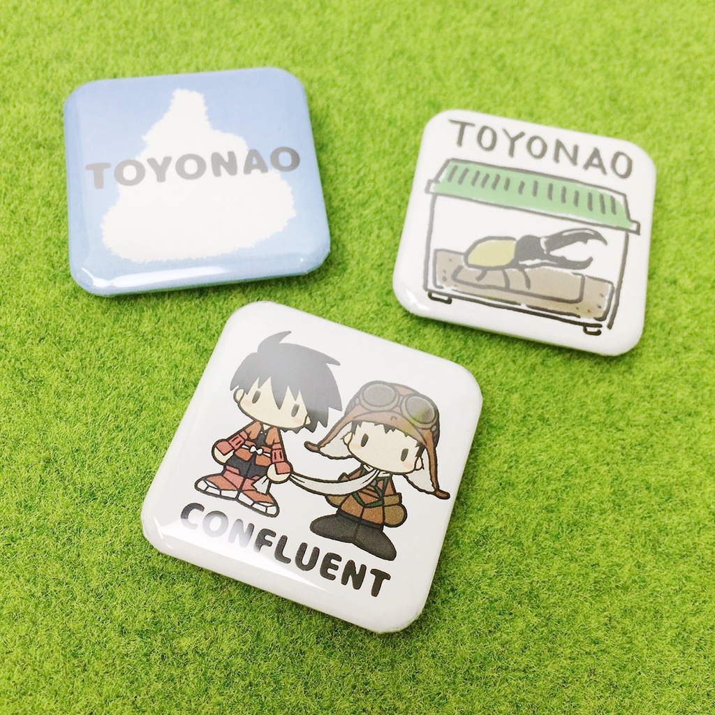 TOYONAO缶バッジ