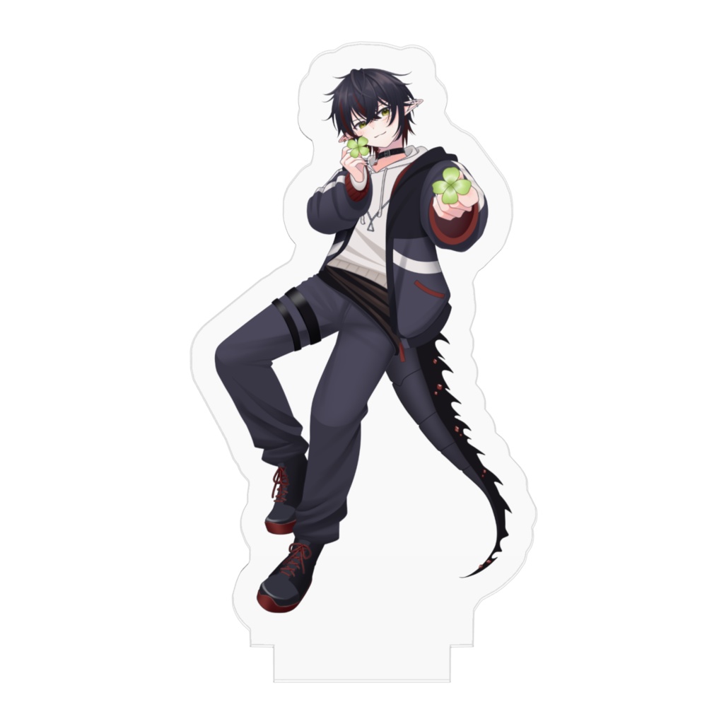 黒羽ジン アクリルスタンド-50x50mm