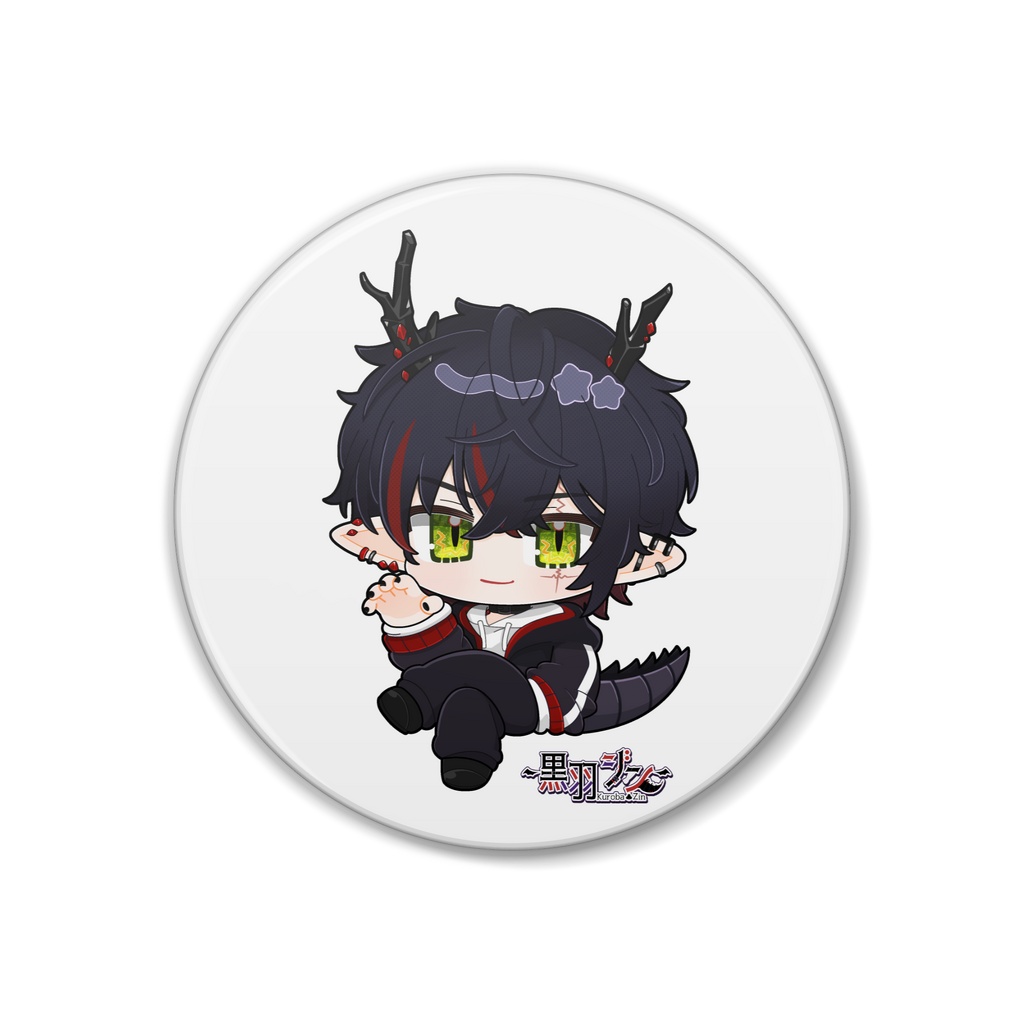 黒羽ジン缶バッジ