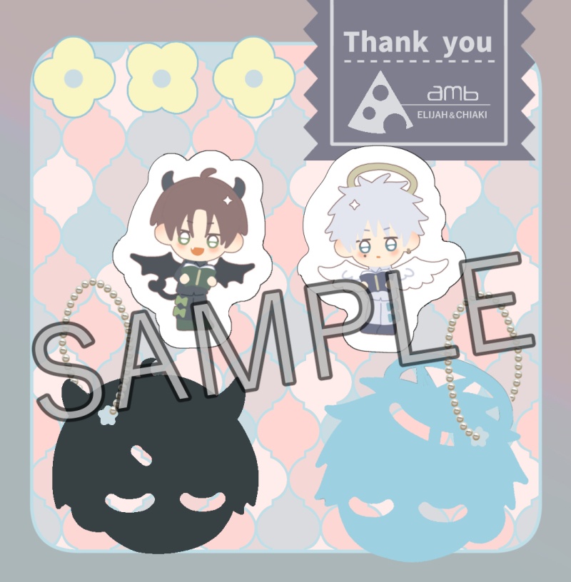 エリちあ天使と悪魔アクキー