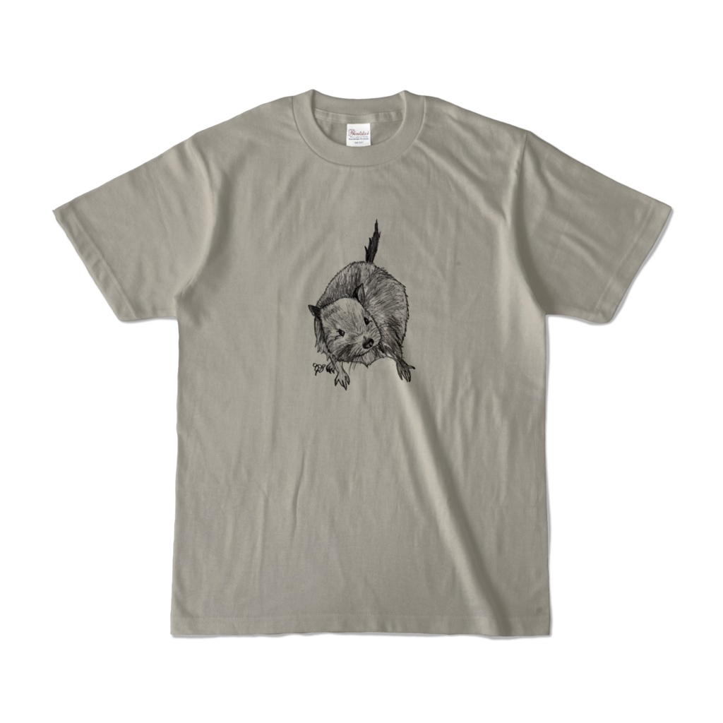 デグー Tシャツ　グレー