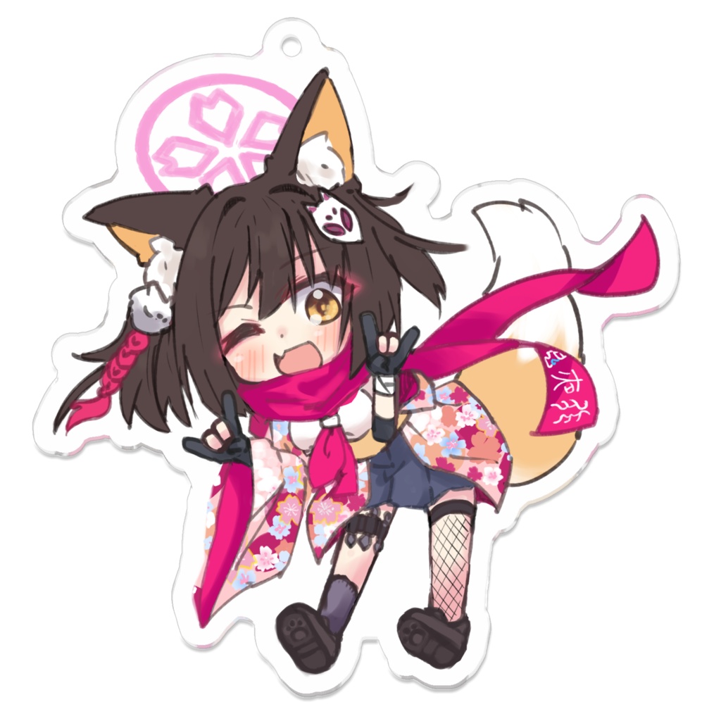 イズナ アクリルストラップ