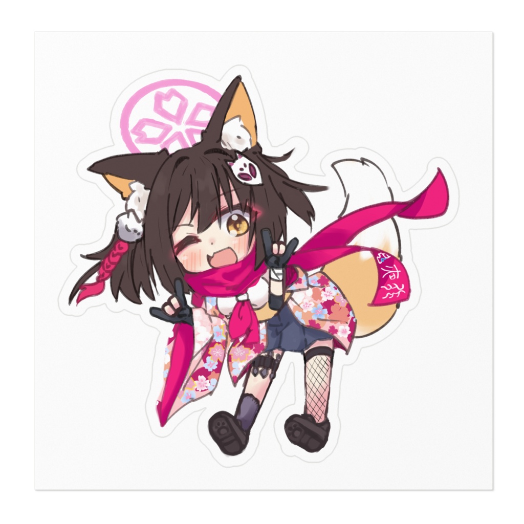 イズナ ステッカー