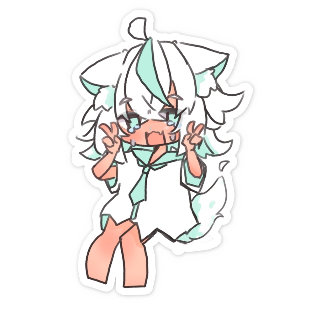 泣きっ面ころも すてっかー