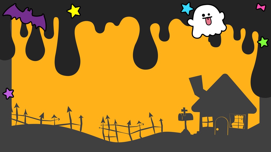 🎃無料🎃ハロウィン背景+コメント欄