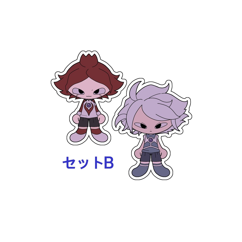 エイリアダイカットステッカーセットB