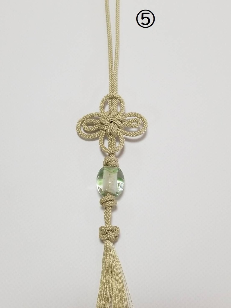 へし切長谷部の飾り結び風 根付(バッグチャーム)